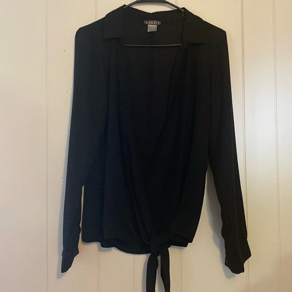 Venus sheer wrap top